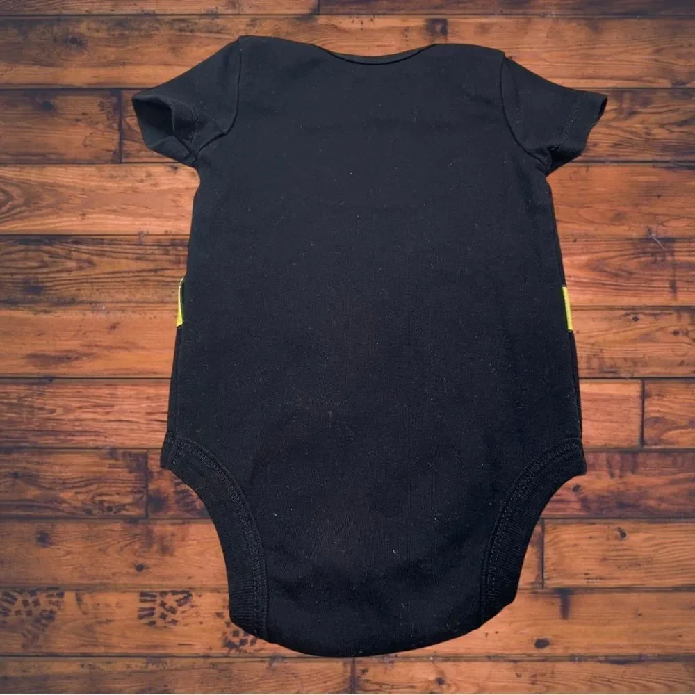 5 for $25🔥Justice League Black Batman‎ Snap Bottom Top Baby Size 3-6 Months
